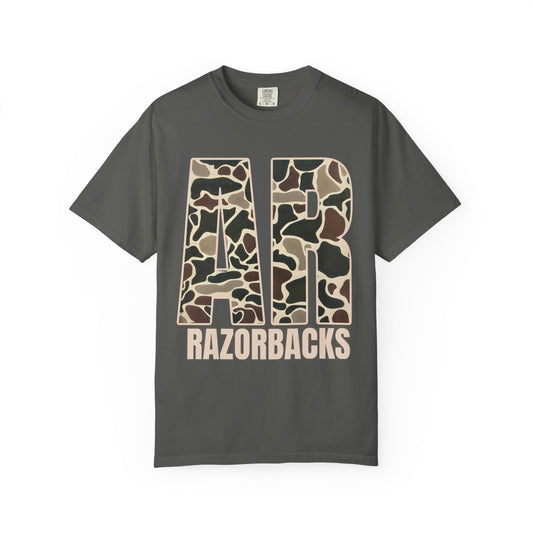 Razorbacks Old School Camo Graphic Tee