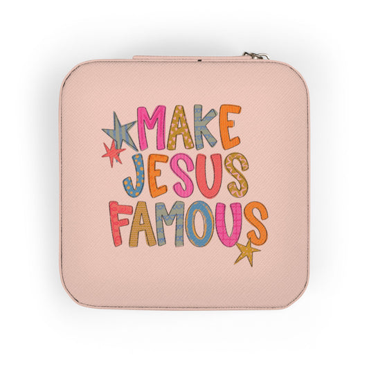 Make Jesus Famous Jewelry Travel Case