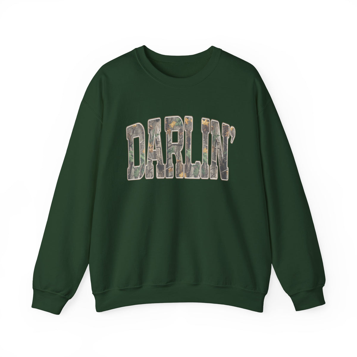 Darlin' Camo Crewneck Sweatshirt
