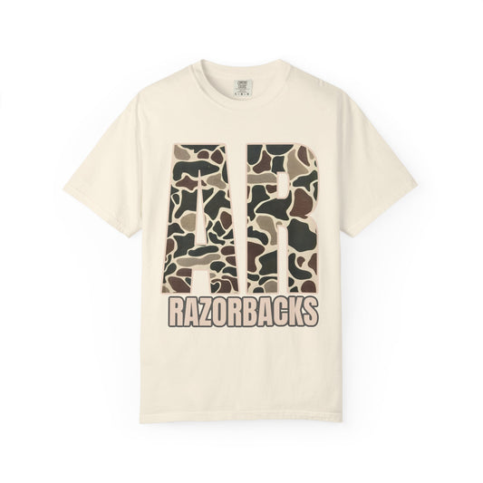 Razorbacks Old School Camo Graphic Tee