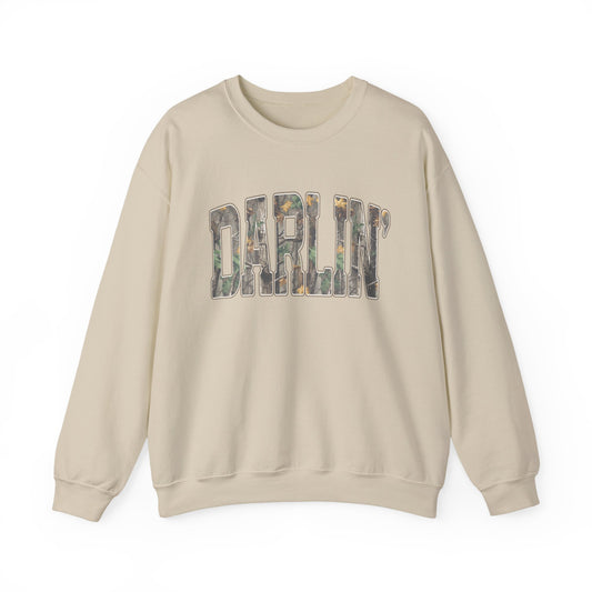Darlin' Camo Crewneck Sweatshirt