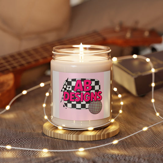 AB Designs Soy Candle — 9oz Scented Jar