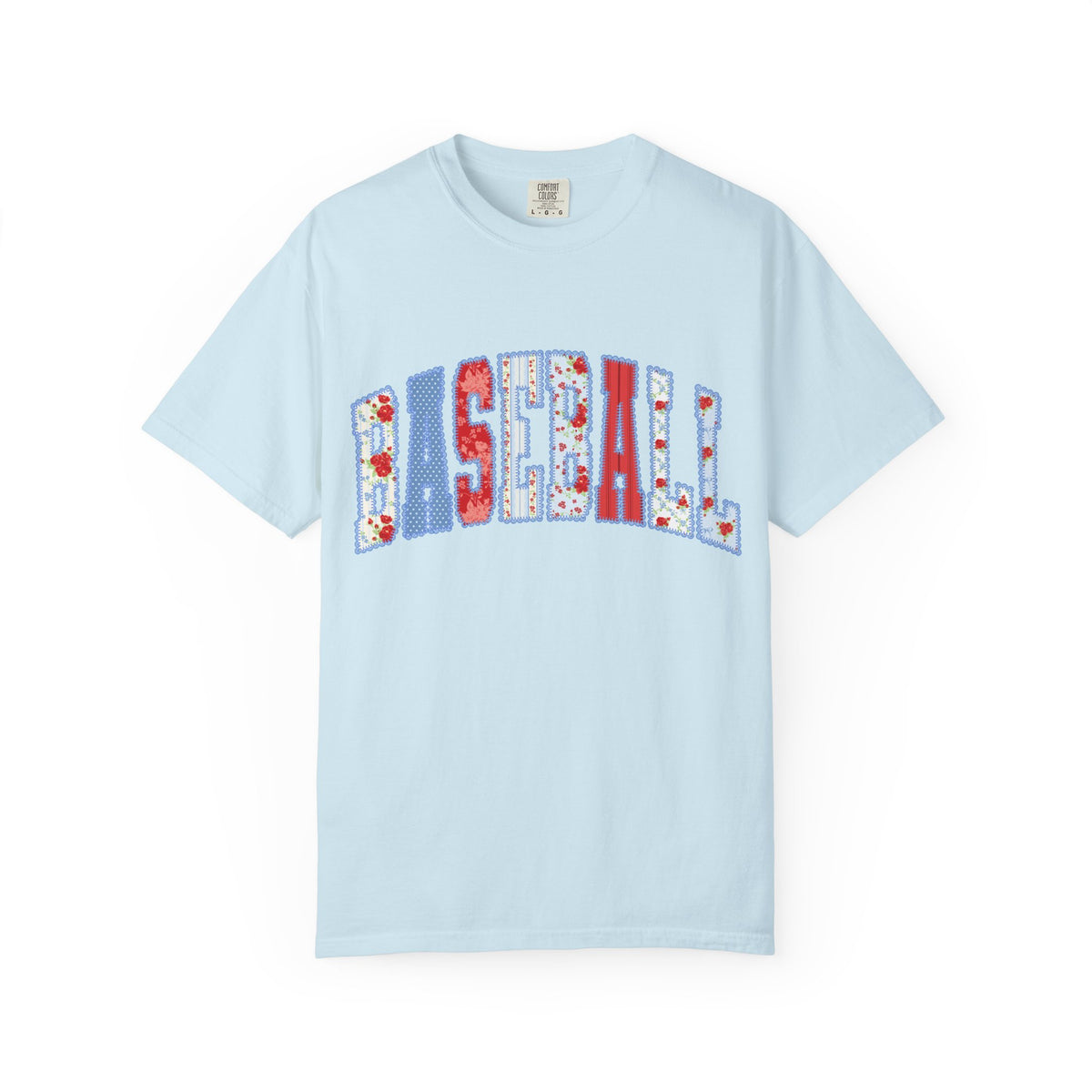 Baseball Floral Graphic T-Shirt