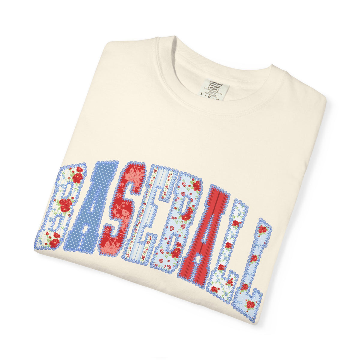 Baseball Floral Graphic T-Shirt