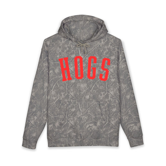 Hoodie - 'HOGS' Camo Pullover Hoodie