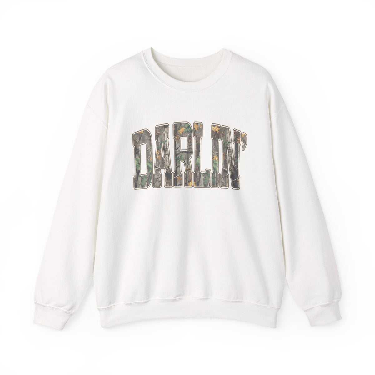 Darlin' Camo Crewneck Sweatshirt