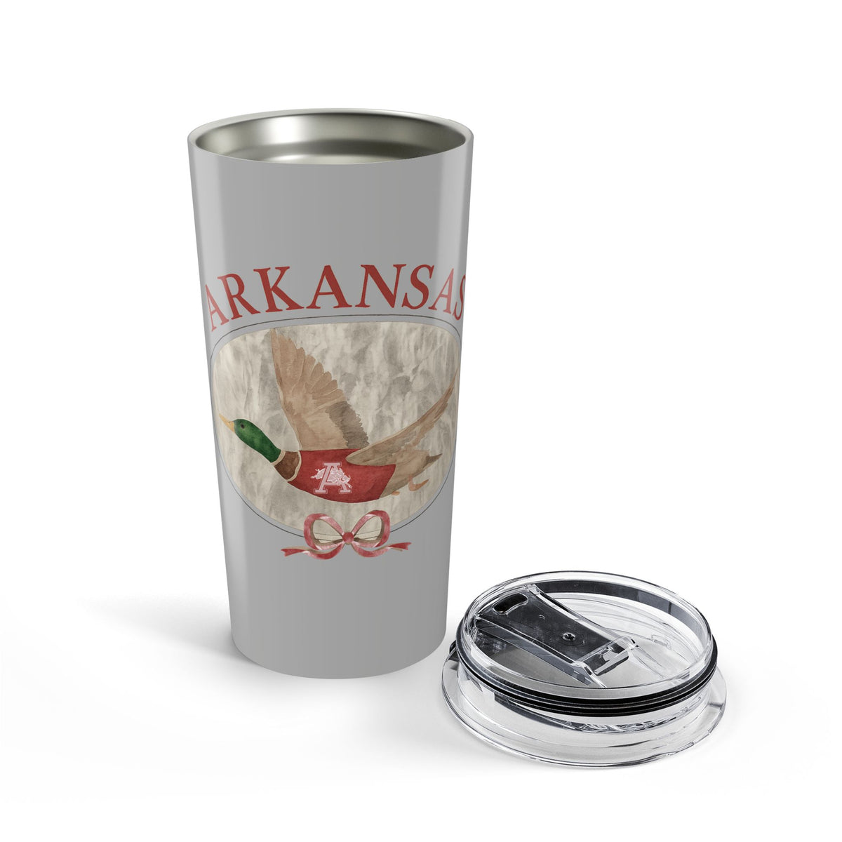 Arkansas Vintage Crest 20oz Stainless Tumbler