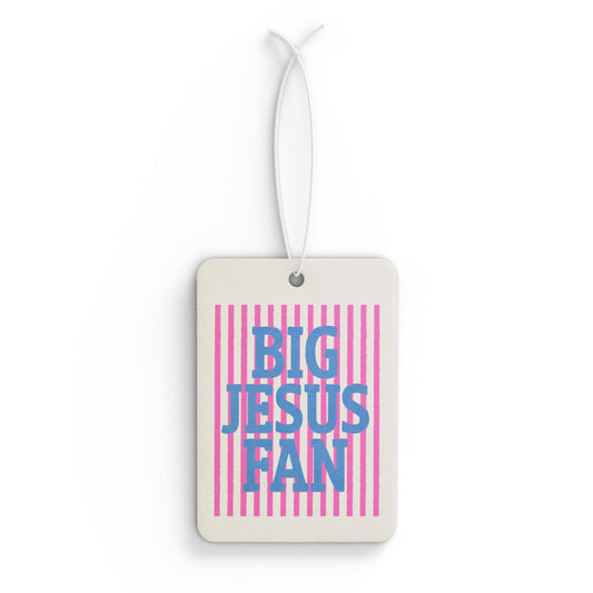 Big Jesus Fan Car Air Freshener