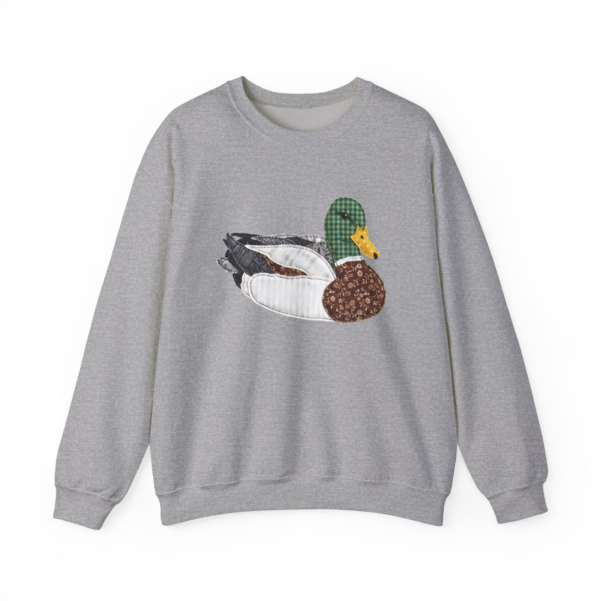 Mallard Duck Patchwork Sweatshirt