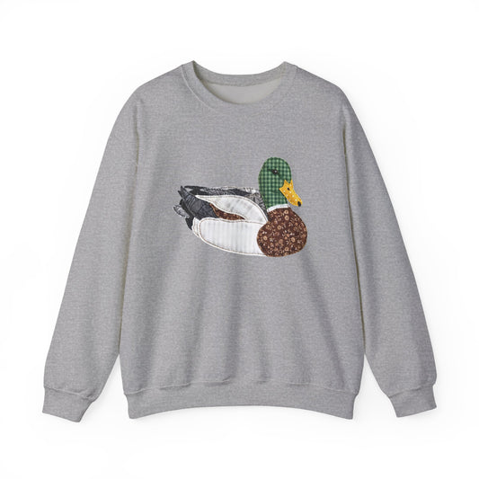Mallard Duck Patchwork Sweatshirt