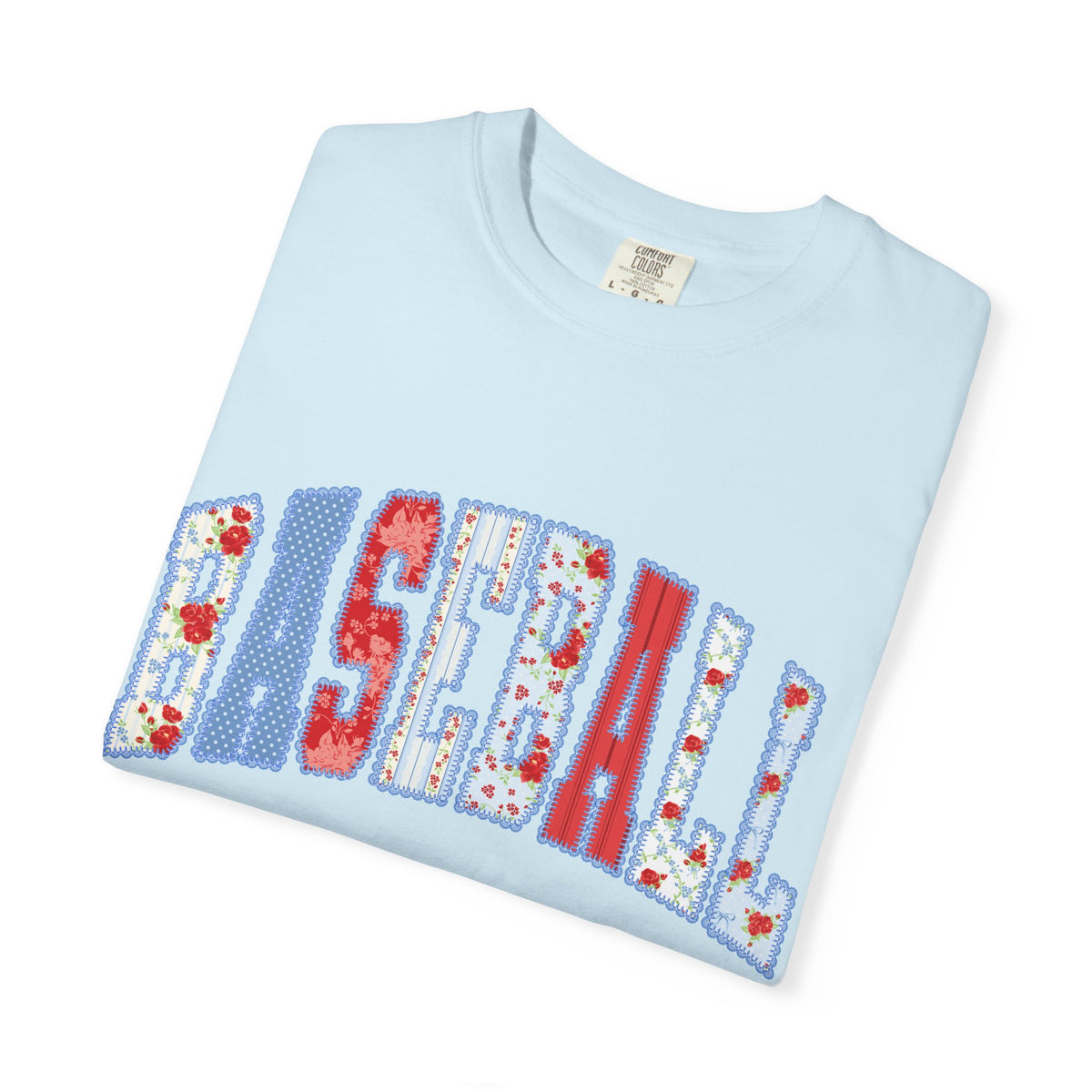 Baseball Floral Graphic T-Shirt