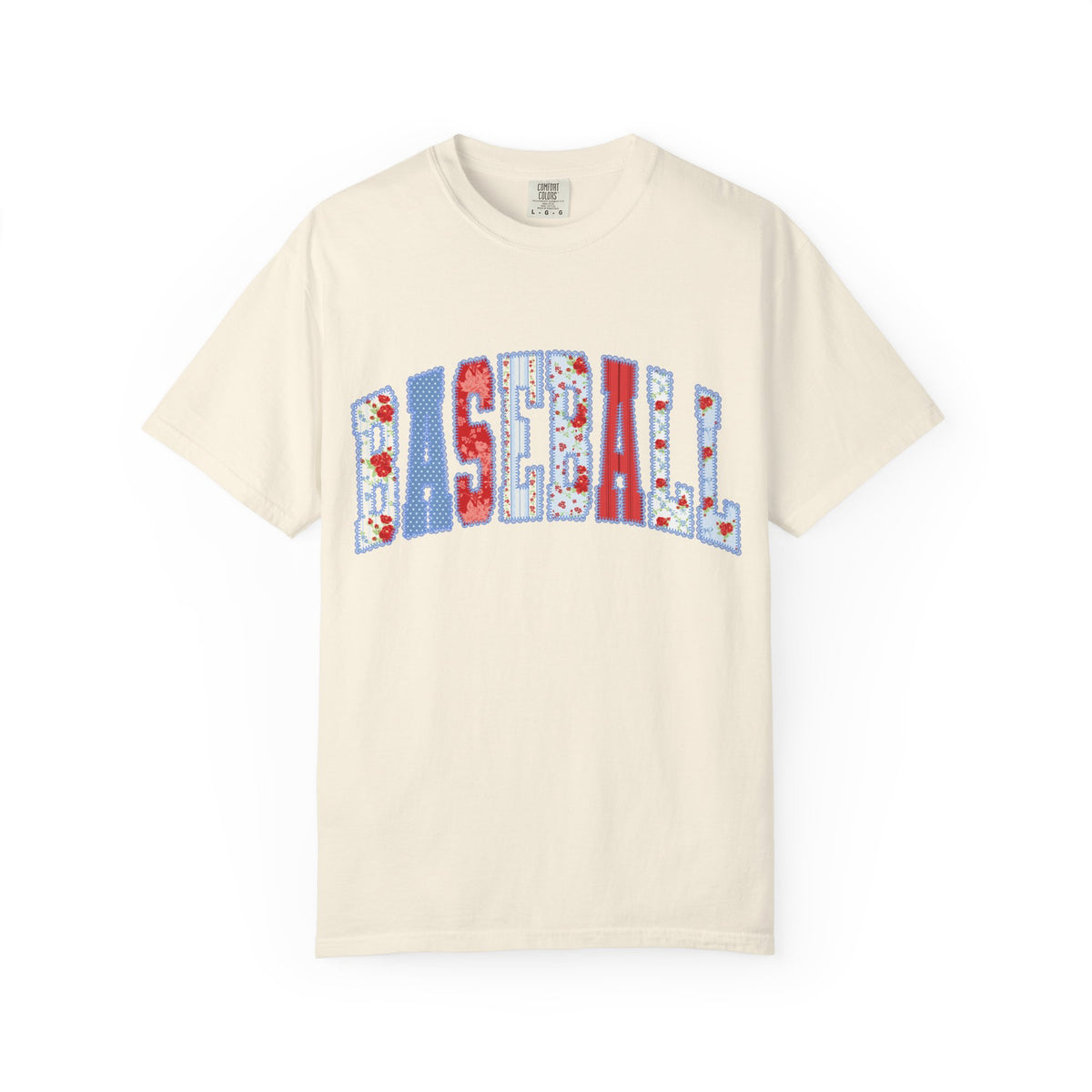 Baseball Floral Graphic T-Shirt
